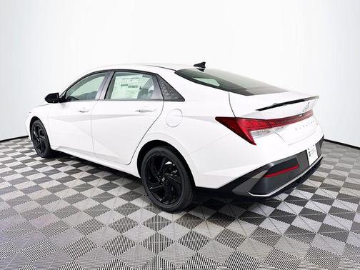 Serenity White 2026 Hyundai ELANTRA HEV SEL Sport