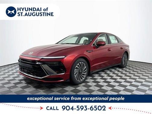 Ultimate Red 2026 Hyundai SONATA Hybrid Limited