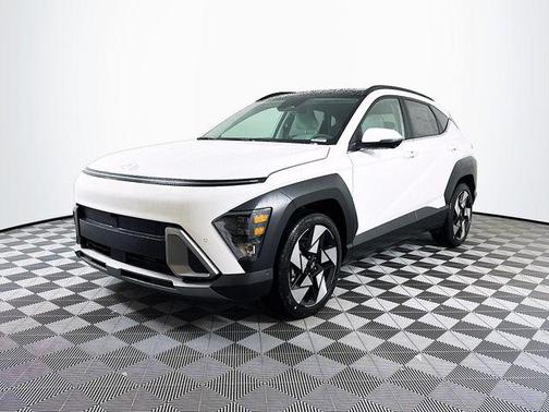 Atlas White 2026 Hyundai KONA Limited