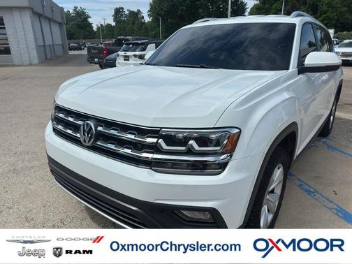 Pure White 2018 Volkswagen Atlas 3.6L SE