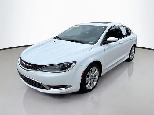 Bright White Clearcoat 2015 Chrysler 200 Limited