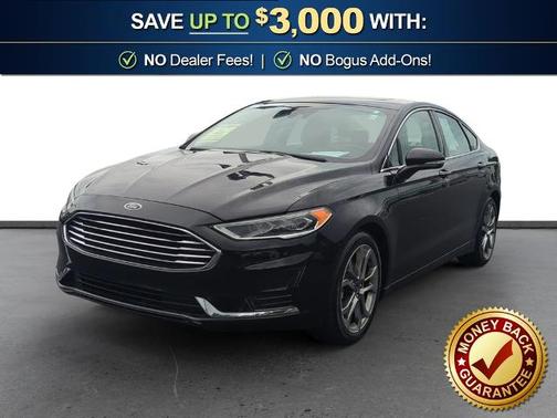 AGATE BLACK 2019 Ford Fusion SEL