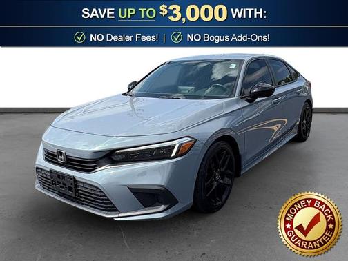 Gray 2022 Honda Civic SPORT