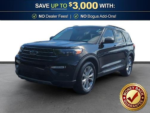 AGATE BLACK METALLIC 2020 Ford Explorer XLT
