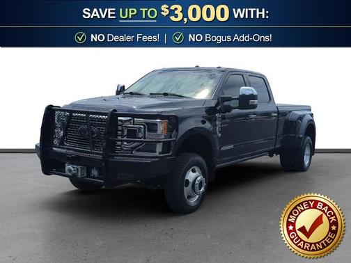 ANTIMATTER BLUE 2022 Ford F-350 PLATINUM