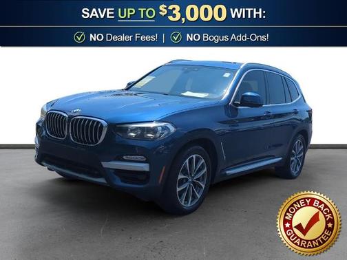 Phytonic Blue Metallic 2019 BMW X3 SDRIVE30I