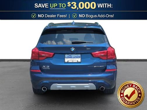 Phytonic Blue Metallic 2019 BMW X3 SDRIVE30I