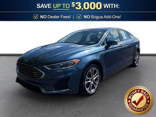 BLUE METALLIC 2019 Ford Fusion SEL