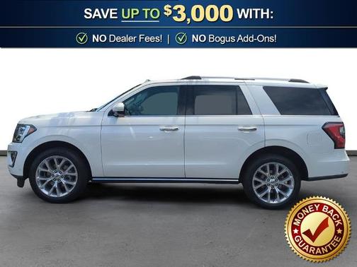 WHITE PLATINUM MET TRI-COAT 2019 Ford Expedition LIMITED