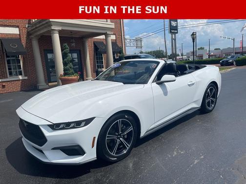 Oxford White 2025 Ford Mustang EcoBoost Premium