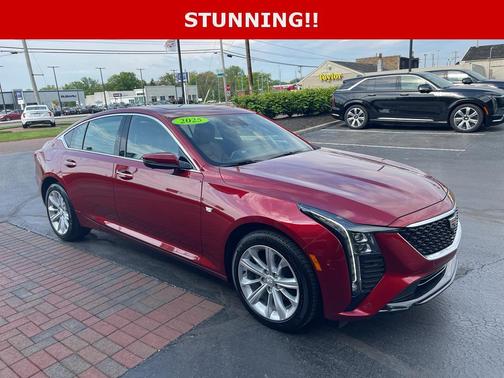 Radiant Red 2025 Cadillac CT5 Premium Luxury AWD