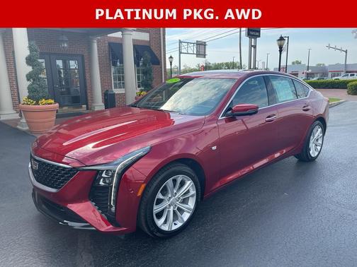 Radiant Red 2025 Cadillac CT5 Premium Luxury AWD