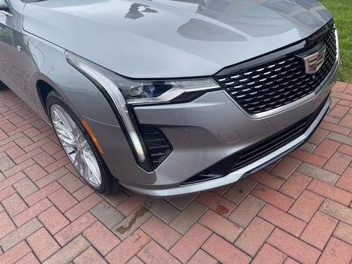 Silver Metallic 2024 Cadillac CT4 Premium Luxury