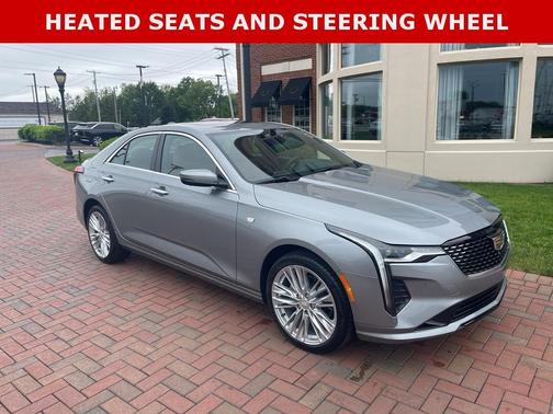 Silver Metallic 2024 Cadillac CT4 Premium Luxury