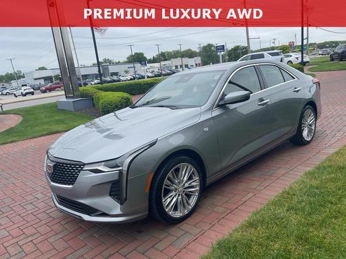 Silver Metallic 2024 Cadillac CT4 Premium Luxury