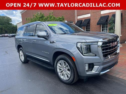 Satin Steel Metallic 2022 GMC Yukon SLT