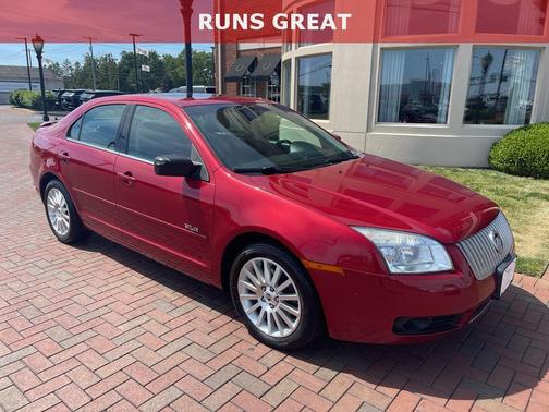 Vivid Red Clearcoat Metallic 2007 Mercury Milan V6 Premier