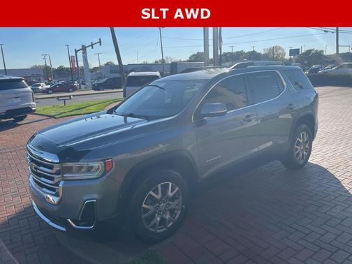 Satin Steel 2021 GMC Acadia SLT