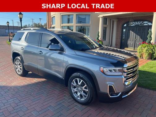 Satin Steel 2021 GMC Acadia SLT