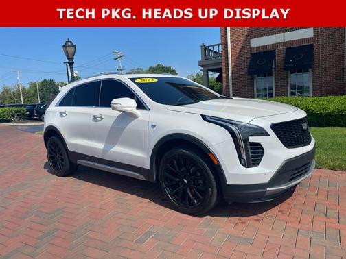 Crystal White Tri-Coat 2023 Cadillac XT4 Premium Luxury