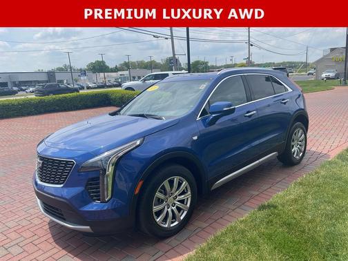 Wave Metallic 2023 Cadillac XT4 Premium Luxury
