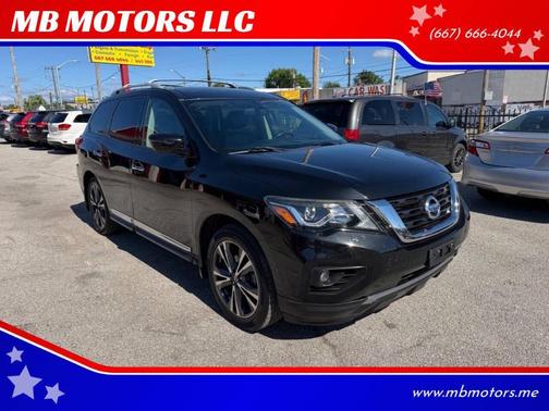 Black 2019 Nissan Pathfinder Platinum