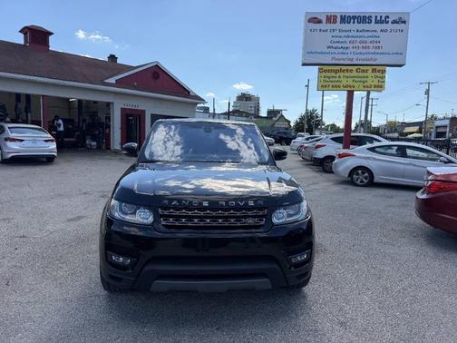 Santorini Black 2017 Land Rover Range Rover Sport 3.0L Turbocharged Diesel SE Td6