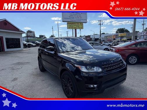 Santorini Black 2017 Land Rover Range Rover Sport 3.0L Turbocharged Diesel SE Td6