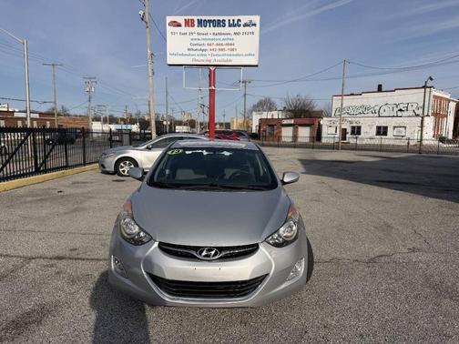 Shimmering Air Silver 2013 Hyundai ELANTRA GLS