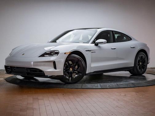 Grey 2025 Porsche Taycan GTS