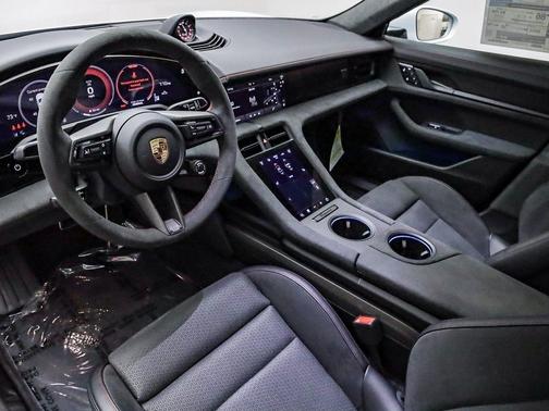 Grey 2025 Porsche Taycan GTS