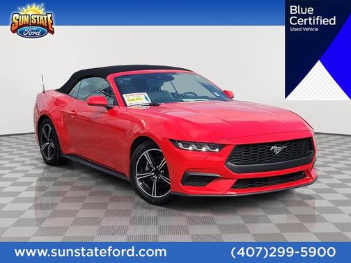 RACE RED 2024 Ford Mustang ECOBOOST PREMIUM