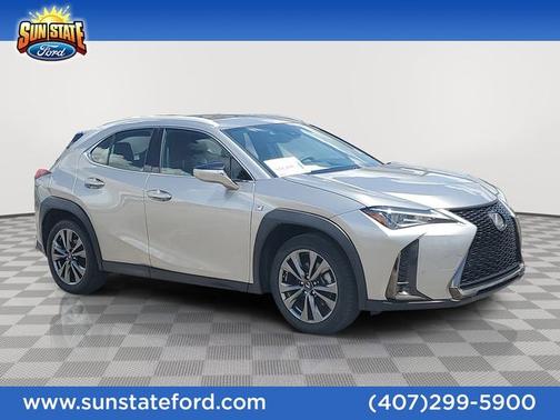 Silver Lining Metallic 2019 Lexus UX 200 F SPORT