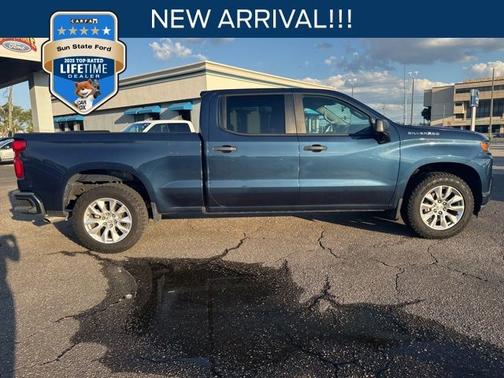 Blue Metallic 2019 Chevrolet Silverado 1500 CUSTOM