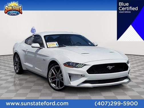 OXFORD WHITE 2019 Ford Mustang GT PREMIUM