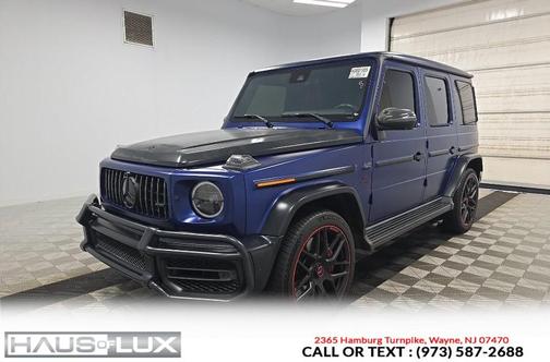 Blue 2024 Mercedes-Benz AMG G 63 4MATIC