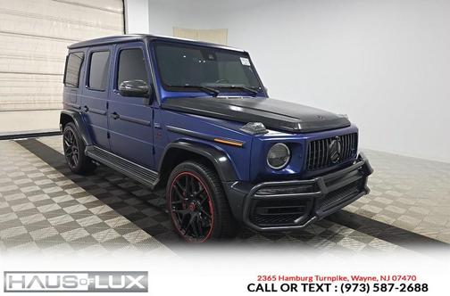 Blue 2024 Mercedes-Benz AMG G 63 4MATIC