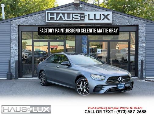 Matte Grey 2021 Mercedes-Benz E-Class 4MATIC