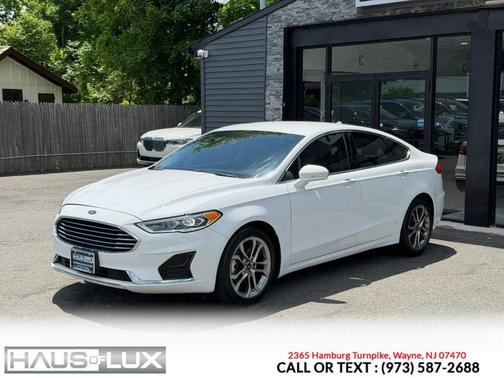 Oxford White 2019 Ford Fusion SEL