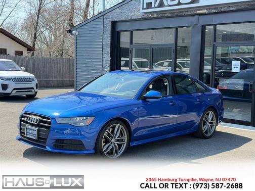 Blue 2016 Audi S6 4.0T