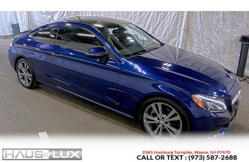 Blue 2017 Mercedes-Benz C-Class C 300 4MATIC