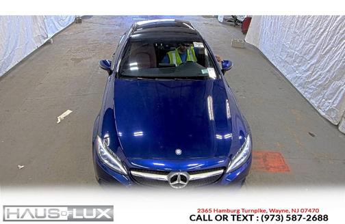 Blue 2017 Mercedes-Benz C-Class C 300 4MATIC