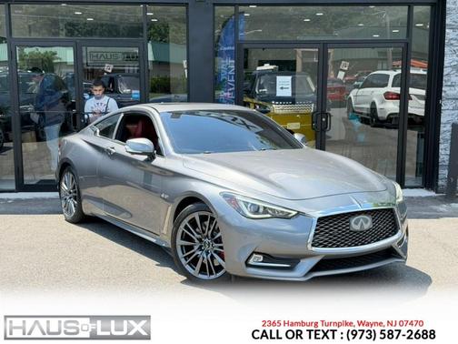 Graphite Shadow 2017 INFINITI Q60 3.0t Red Sport 400