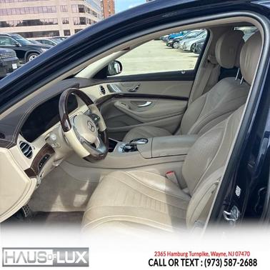 Blue 2019 Mercedes-Benz S-Class 4MATIC