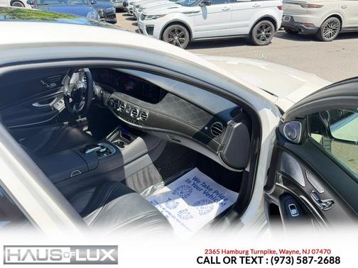White 2019 Mercedes-Benz AMG S 63 4MATIC