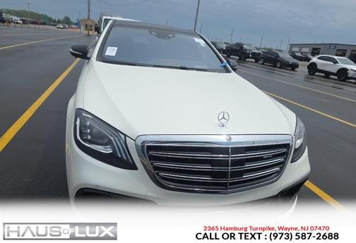 White 2019 Mercedes-Benz AMG S 63 4MATIC