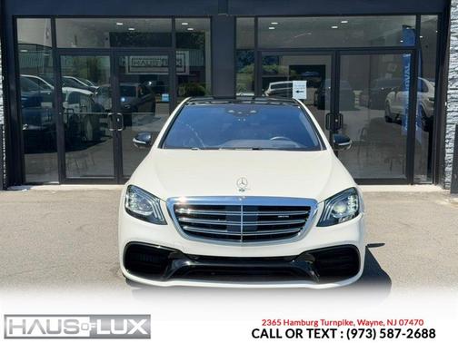 White 2019 Mercedes-Benz AMG S 63 4MATIC