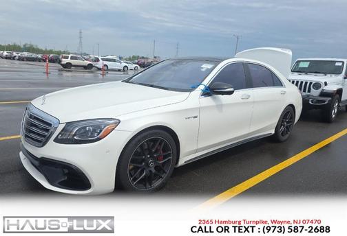 White 2019 Mercedes-Benz AMG S 63 4MATIC