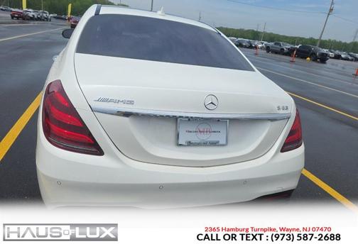 White 2019 Mercedes-Benz AMG S 63 4MATIC
