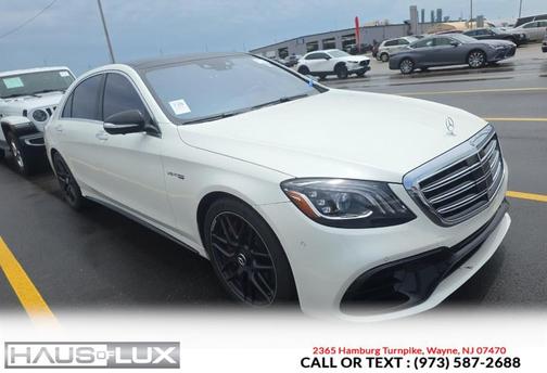 White 2019 Mercedes-Benz AMG S 63 4MATIC